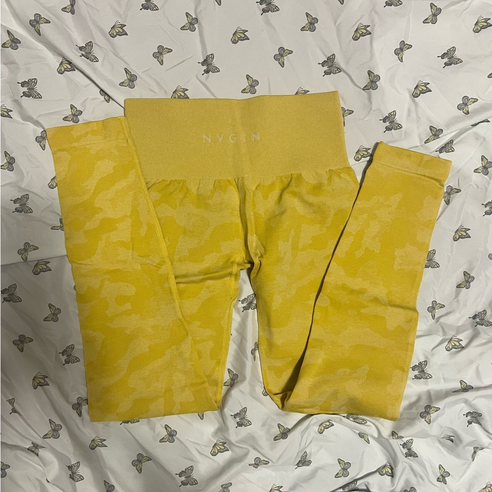 NVGTN Yellow Leggings Vibrant Full-Length Pants